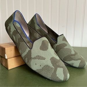 Rothy’s THE LOAFER in Flyknit Green Camo